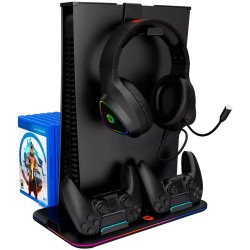 CANYON Подставка под Playstaion с зарядкой для геймпадов CS-PS5 черный CANYON Подставка под Playstaion с зарядкой для геймпадов CS-PS5 черный
