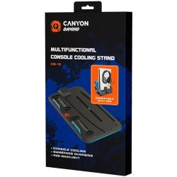 CANYON Подставка под Playstaion с зарядкой для геймпадов CS-PS5 черный CANYON Подставка под Playstaion с зарядкой для геймпадов CS-PS5 черный