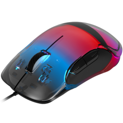 CANYON Игровая мышь Braver GM-728 LED Crystal 7 кнопок проводной черной