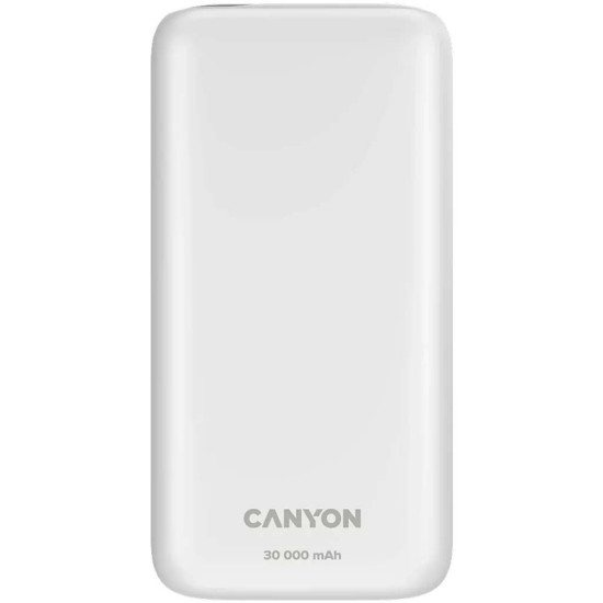 CANYON Power Bank PB-301 30000mAh белый: Быстрая зарядка для всех ваших устройств в Ташкенте