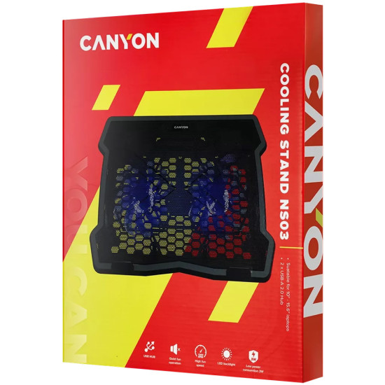 Canyon cooling stand for laptops up to 15.6'' NS-03