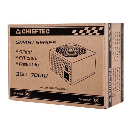 Компьютерный блок питания Chieftec Smart 500 Ватт GPS-500A8 Бокс