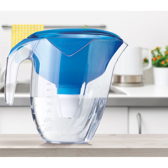 Фильтр кувшин воды Ecosoft НЕМО 3 л (1.8 л очищенной воды) синий