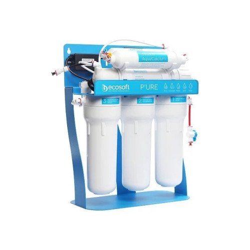 Фильтр обратного осмоса с насосом на станине Ecosoft P'URE AquaCalcium MO675MACPSECO, Комплект со смесителем