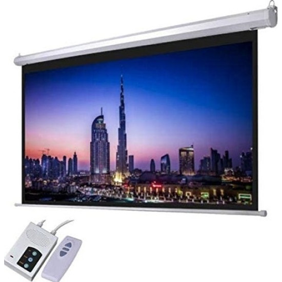 Epson wall projector screen I-VIEW 300x225 remote