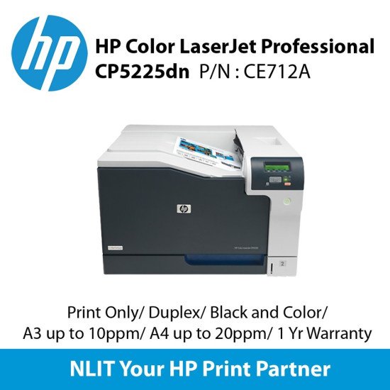 HP Color LaserJet CP5225dn Printer
