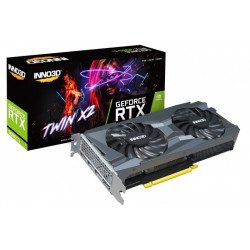 Видеокарта INNO3D RTX 3060 Ti 8Gb GDDR6 Twin X2 LHR Видеокарта INNO3D RTX 3060 Ti 8Gb GDDR6 Twin X2 LHR