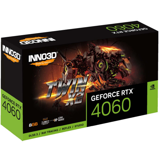 INNO3D GeForce RTX 4060 8gb Twin X2 Graphics Card