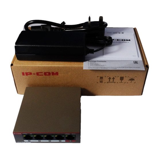 IP-COM S1105-4-PWR-H Network Switch
