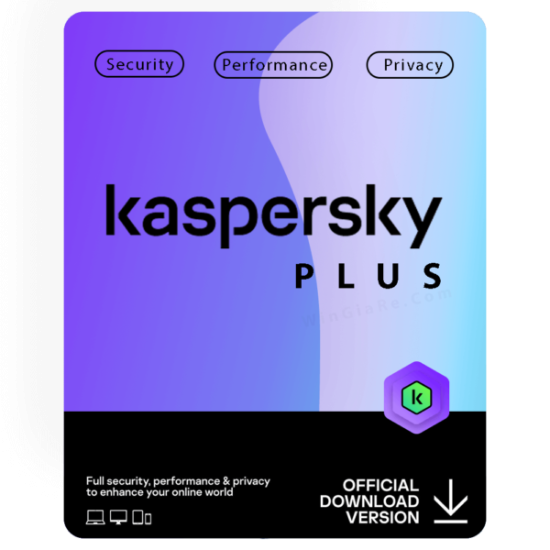 Kasperskiy Plus Antivirusi - 3 ta qurilma uchun 1 yillik obuna