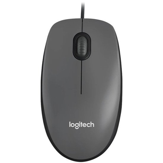 Logitech Mouse M100 - BLACK - USB - EMEA-914 - AKOYA HANGTAB BOX M100