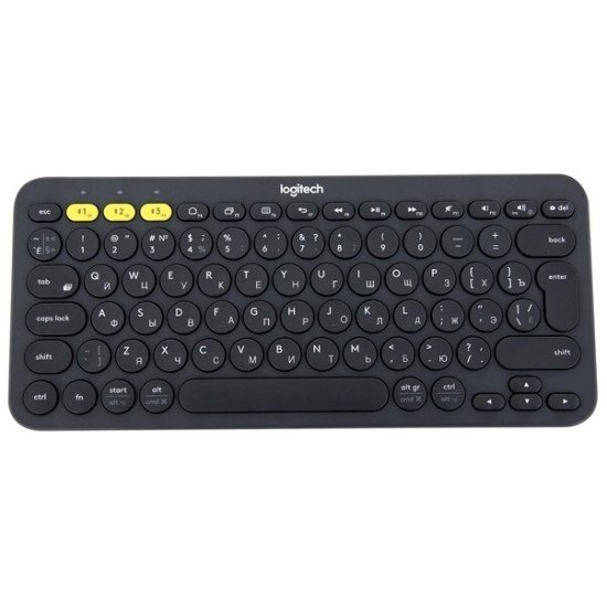 Logitech K380 Multi-Device Bluetooth Keyboard - DARK GREY - RUS