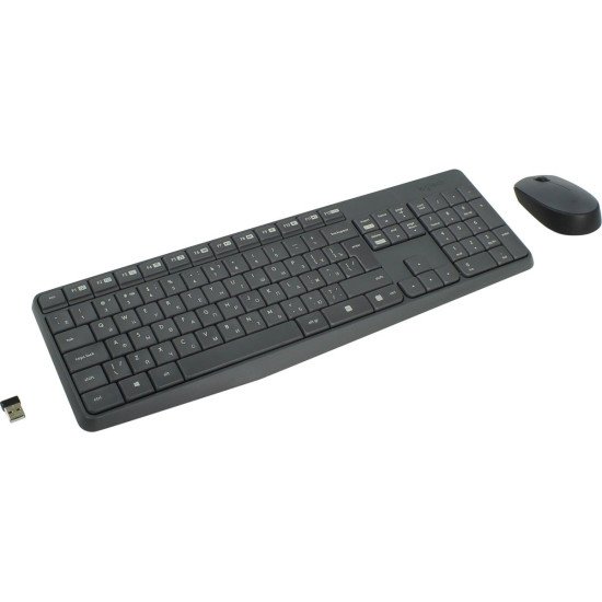 Logitech MK235 Wireless Combo - GREY - RUS