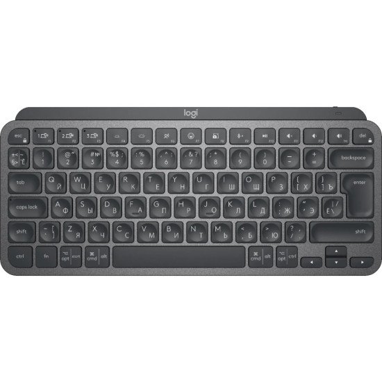 Logitech MX Keys Mini Wireless Keyboard, Graphite, Russian Layout