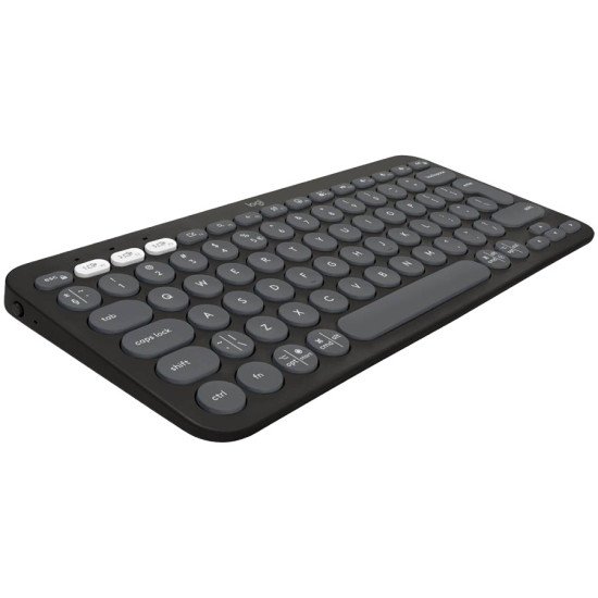 Logitech Pebble Keys 2 K380s - TONAL GRAPHITE - US INT'L - BT - INTNL-973 - UNIVERSAL
