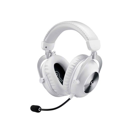 Logitech G PRO X2 LIGHTSPEED Wireless Gaming Headset - Blue Mic - WHITE - 2.4GHZ