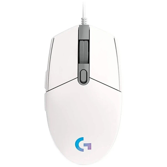 Logitech Gaming Corded Mouse G102 LIGHTSYNC Whıte USB