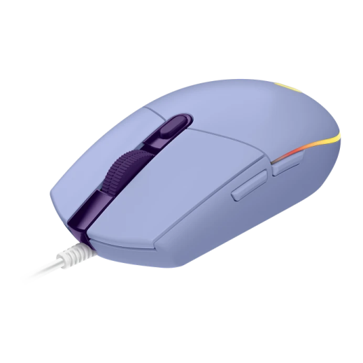 Logitech Gaming Corded Mouse G203 LILAC USB