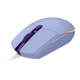 Logitech игровая проводная мышь G203 LILAC USB