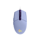 Logitech игровая проводная мышь G203 LILAC USB