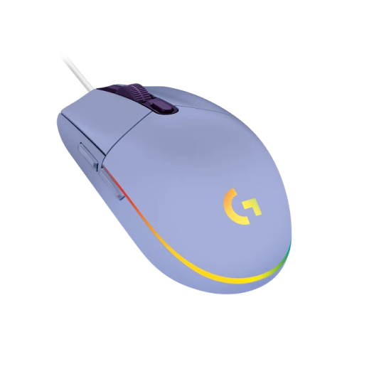 Logitech Gaming Corded Mouse G203 LILAC USB