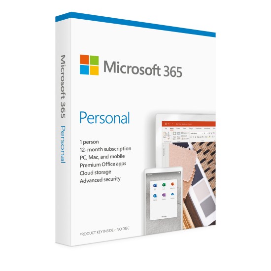 Microsoft 365 Personal Годовая подписка (1 пользователь с цифровым ключом ESD QQ2-00004)