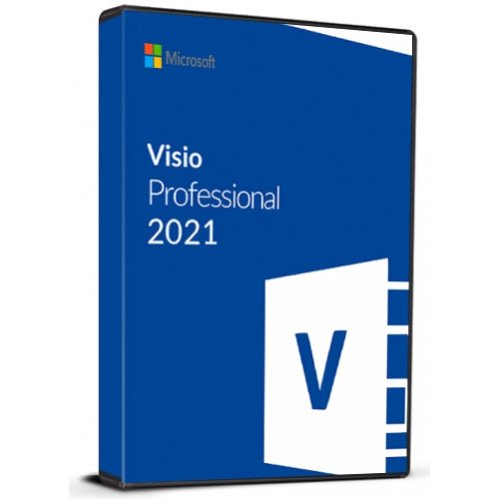Microsoft Visio Professional 2021 | Digital Download Version ESD (D87-07606)