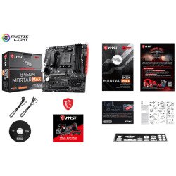 MSI B450M MORTAR MAX sAM4 B450 4xDDR4 DP-HDMI mATX Материнская плата MSI B450M MORTAR MAX sAM4 B450 4xDDR4 DP-HDMI mATX Материнская плата