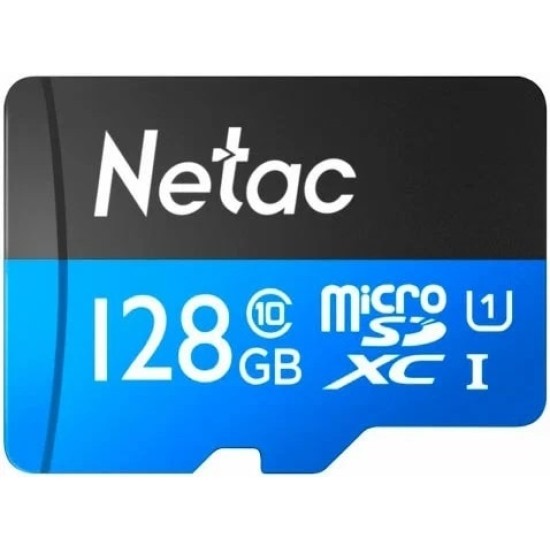 Netac карта памяти microSD 128 ГБ C10 UHS-I R80 МБ/с + SD