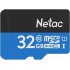 Netac карта памяти microSD 32 ГБ C10 UHS-I R80 МБ/с + SD