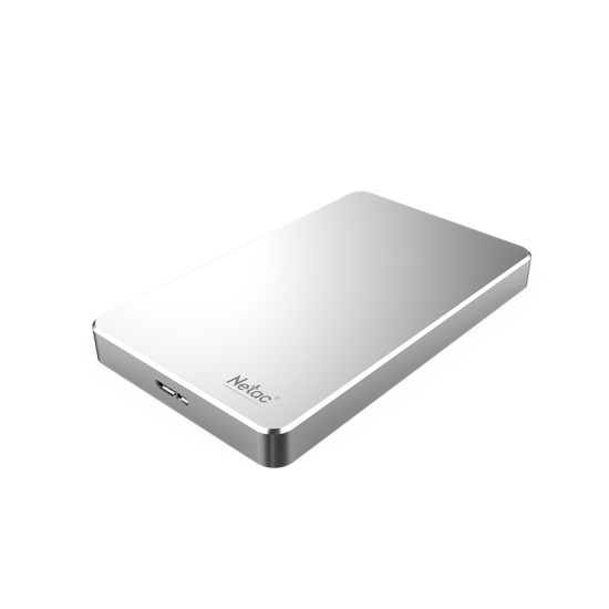 Внешний Портативный Жёсткий Диск Netac K330 USB 3 2Тб Метал Серебристый