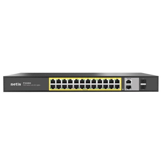 Netis P124GH 24-Port Fast Ethernet PoE Switch