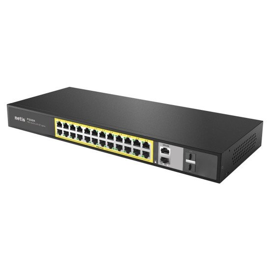 Netis P124GH 24-Port Fast Ethernet PoE Switch