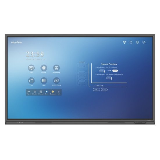 NewLine TT-8621Q интерактивная панель 86 дюймов 4K NewLine TT-8621Q интерактивная панель 86 дюймов 4K
