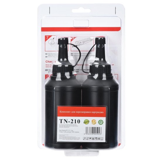 Pantum Заправочный комплект для картриджа Pantum PC-230R/211EV M6500/M6607, P2207/2500W (2*1600стр;2тонер+2чип)