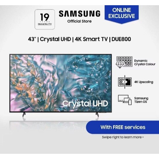 Samsung Hotel TV LED Crystal UHD 4K