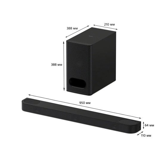 Саундбар Sony HTB600.AF1 - 350 W, 3.1.2 channel, Dolby Atmos, DTS:X Саундбар Sony HTB600.AF1 - 350 W, 3.1.2 channel, Dolby Atmos, DTS:X