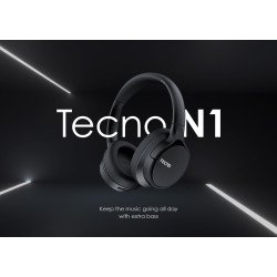 Беспроводные Наушники Tecno Nightingale N1 Bluetooth Black