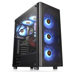 Компьютерный корпус Thermaltake V200 ATX Закаленное Стекло CA-1K8-00M1WN-00 Черный