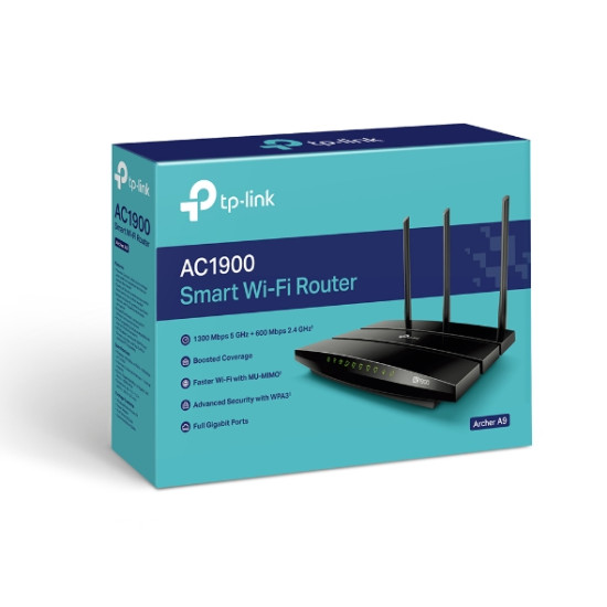TP-Link роутер Archer A9 AC1900 с гигабитными портами USB