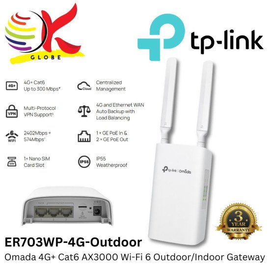 TP-Link ER703WP-4G-Outdoor VPN-маршрутизатор