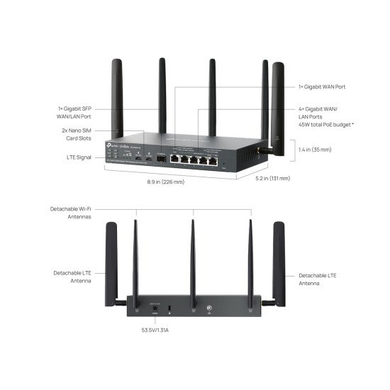 TP-Link ER706WP-4G VPN-маршрутизатор