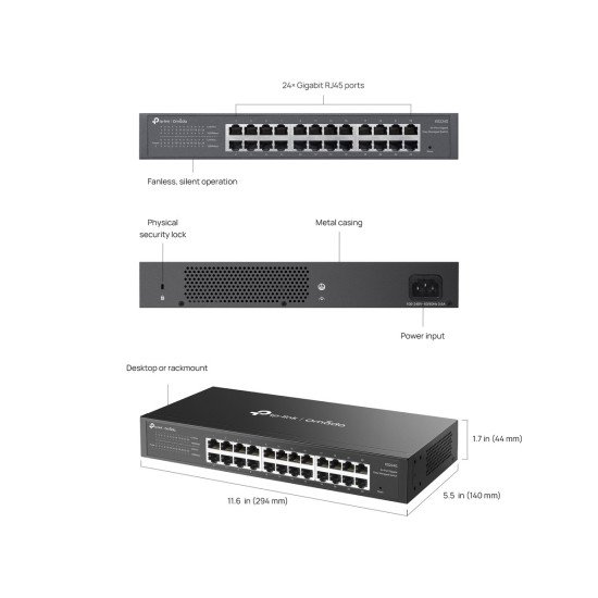TP-Link ES224G сетевой коммутатор