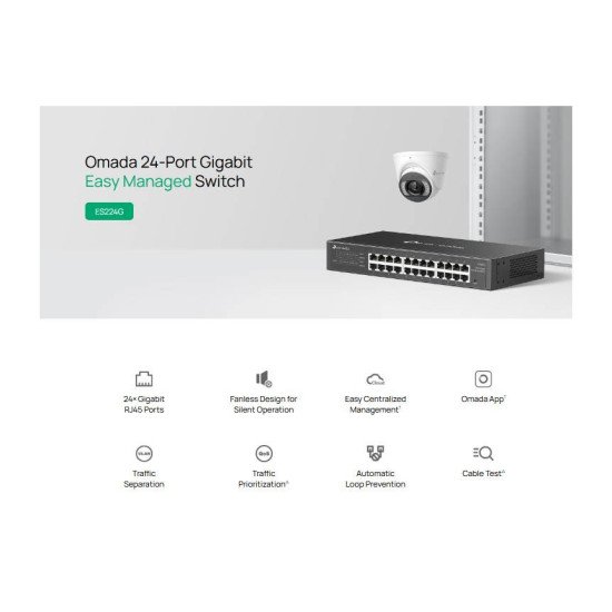 TP-Link ES224G сетевой коммутатор