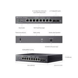 TP-Link SG2210XMP-M2 сетевой PoE-коммутатор