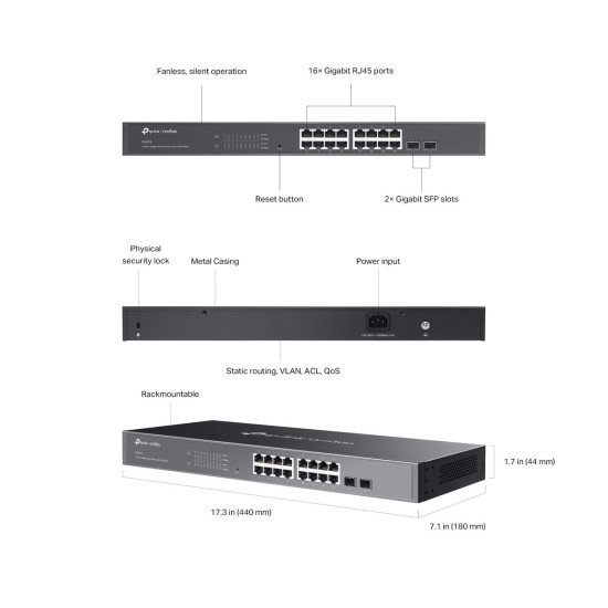 TP-Link SG2218 сетевой коммутатор