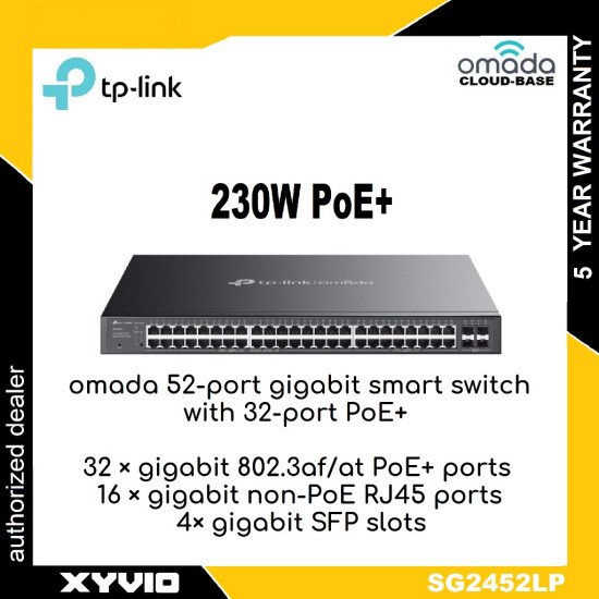 TP-Link SG2452LP сетевой PoE-коммутатор