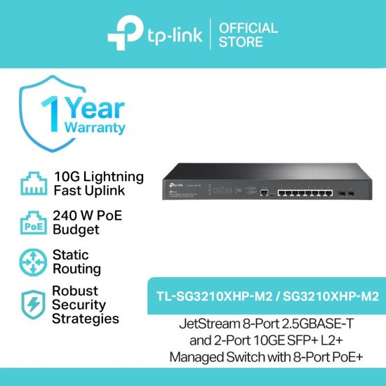 TP-Link SG3210XHP-M2 сетевой PoE-коммутатор