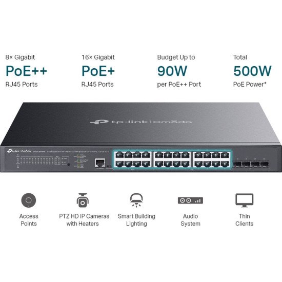 TP-Link SG3428XMPP сетевой PoE-коммутатор