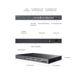 TP-Link SG3428XPP-M2 сетевой PoE-коммутатор